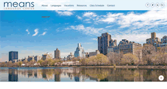 Desktop Screenshot of meanslanguagecenter.com